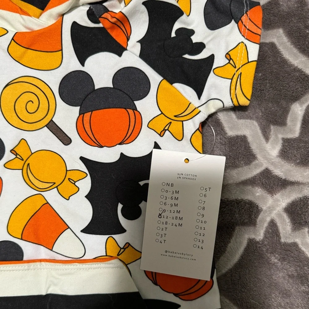 Brand new handmade long all with hood! Mickey Halloween - Picture 4 of 4